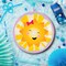 8 Ct. You Are My Sunshine Dessert Plates Smiling Sun Design, 7" Pastel Paper Party Plates